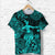 Custom Hawaii Hula Girl Polynesian T Shirt Unique Style Turquoise LT8 - Polynesian Pride