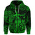 Custom Hawaii Hula Girl Polynesian Zip Hoodie Unique Style Green LT8 - Polynesian Pride