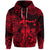 Custom Hawaii Hula Girl Polynesian Zip Hoodie Unique Style Red LT8 - Polynesian Pride