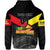 Custom Papua New Guinea SP Hunters Hoodie Rugby Original Style Black, Custom Text and Number LT8 - Polynesian Pride