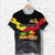 Custom Papua New Guinea SP Hunters T Shirt Rugby Original Style Black, Custom Text and Number LT8 - Polynesian Pride