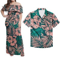 Polynesian Hawaiian Set - Summer Spring Matching Dress and Hawaiian Shirt No Dress - Polynesian Pride
