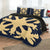 Hawaiian Royal Pattern Quilt Bed Set - Indigo - H1 Style - AH - Polynesian Pride