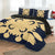 Hawaiian Royal Pattern Quilt Bed Set - Indigo - D2 Style - AH - Polynesian Pride