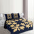 Hawaiian Royal Pattern Quilt Bed Set - Indigo - L3 Style - AH - Polynesian Pride