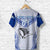 Custom Papua New Guinea PRK Gulf Isou T Shirt Rugby Original Style White, Custom Text and Number LT8 - Polynesian Pride