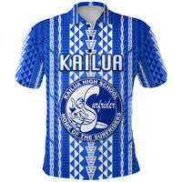 Custom Hawaii Kailua High School Polo Shirt Surfriders Simple Style LT8 - Polynesian Pride