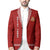 Tonga Kolisi Tonga College Blazer Simple Style - Red LT8 Unisex Red - Polynesian Pride