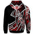 Kosrae Hoodie Tribal Flower Special Pattern Red Color - Polynesian Pride