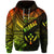 Custom FSM Kosrae Zip Hoodie Happy Independence Day Original Vibes Reggae LT8 - Polynesian Pride