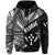 FSM Kosrae Zip Hoodie Original Style Black LT8 - Polynesian Pride