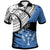 Kosrae Custom Polo Shirt Kosrae Flag Style With Claw Pattern Unisex Blue - Polynesian Pride