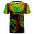 Kosrae Custom T Shirt Unique Serrated Texture Reggae Color Unisex Reggae - Polynesian Pride