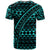 Chuuk Custom T Shirt Blue Tribal Seamless Special Pattern - Polynesian Pride