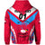 Custom Papua New Guinea Bintangor Goroka Lahanis Hoodie Rugby Original Style Red, Custom Text and Number LT8 - Polynesian Pride