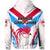 Papua New Guinea Bintangor Goroka Lahanis Zip Hoodie Rugby Original Style White LT8 - Polynesian Pride