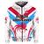 Papua New Guinea Bintangor Goroka Lahanis Zip Hoodie Rugby Original Style White LT8 - Polynesian Pride