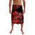 Hawaii Monk Seal Lavalava Polynesian Kakau With Kanaka Red LT14 Red - Polynesian Pride