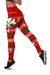 Hawaii Christmas Santa Claus Surf Leggings - Fun Style - AH - Polynesian Pride