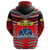 Mate Maa Tonga Zip Hoodie Leimatua Bulls Creative Style Red LT8 - Polynesian Pride