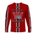 Hawaii - Waialua Bulldogs High Mix Kakau Long Sleeve Shirts LT6 - Polynesian Pride