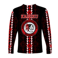 Hawaii - Kahuku High Mix Kakau Long Sleeve Shirts LT6 - Polynesian Pride