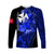 Wallis and Futuna Long Sleeve Shirts Hibiscus Blue No.2 Color LT6 Unisex Blue - Polynesian Pride