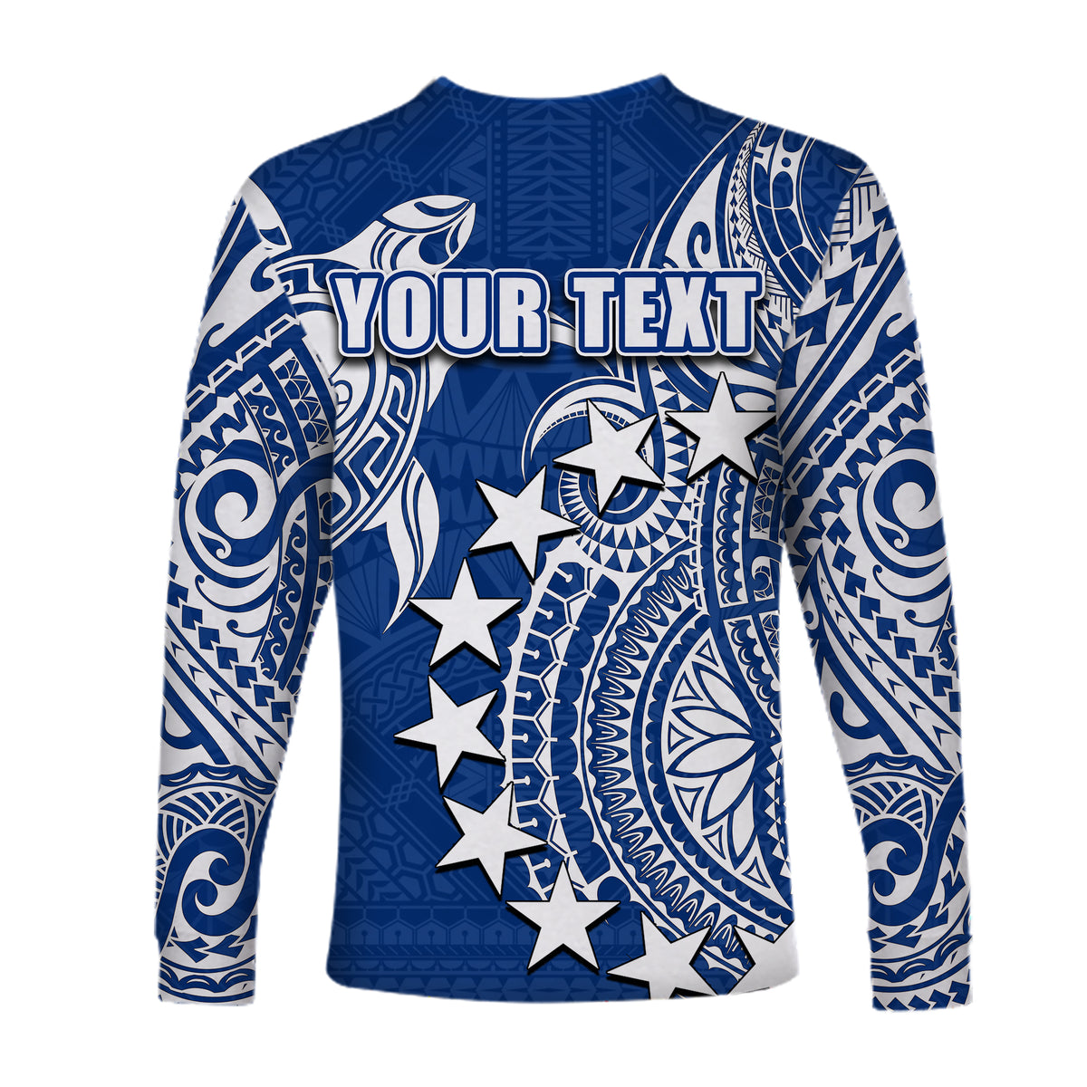 (Custom Personalised)Cook Islands Long Sleeve Shirts Rakahanga LT6 - Polynesian Pride