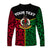 (Custom Personalised) Vanuatu Long Sleeve Shirt Polynesian Patterns Mix Flag LT6 - Polynesian Pride