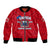 Samoa Independence Bomber Jacket 2023 Red Style LT6 Unisex Red - Polynesian Pride