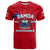 Samoa Independence T Shirt 2023 Red Style LT6 Red - Polynesian Pride