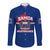 Samoa Independence Long Sleeve Button Shirt 2023 Blue Style LT6 Unisex Blue - Polynesian Pride