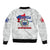 Samoa Independence Bomber Jacket 2023 White Style LT6 - Polynesian Pride