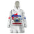 Samoa Independence Wearable Blanket Hoodie 2023 White Style LT6 One Size White - Polynesian Pride