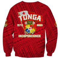 Tonga Independence Sweatshirt 2023 Red Style LT6 - Polynesian Pride