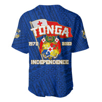 Tonga Independence Baseball Jersey 2023 Blue Style LT6 - Polynesian Pride