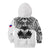 (Custom Personalised) Haiti Kid Hoodie Polynesian Neg Maron White Style LT6 - Polynesian Pride