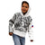 (Custom Personalised) Haiti Kid Hoodie Polynesian Neg Maron White Style LT6 - Polynesian Pride