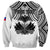 (Custom Personalised) Haiti Sweatshirt Polynesian Neg Maron White Style LT6 - Polynesian Pride