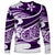 Polynesian Tribal Long Sleeve Shirt Purple LT6 - Polynesian Pride