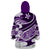 Polynesian Tribal Wearable Blanket Hoodie Purple LT6 - Polynesian Pride