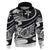 Polynesian Tribal Hoodie Black LT6 - Polynesian Pride