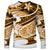 Polynesian Tribal Long Sleeve Shirt Gold LT6 - Polynesian Pride