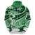 Polynesian Tribal Hoodie Green LT6 - Polynesian Pride