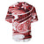 Polynesian Tribal Baseball Jersey Red LT6 - Polynesian Pride