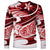 Polynesian Tribal Long Sleeve Shirt Red LT6 - Polynesian Pride