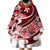 Polynesian Tribal Wearable Blanket Hoodie Red LT6 - Polynesian Pride