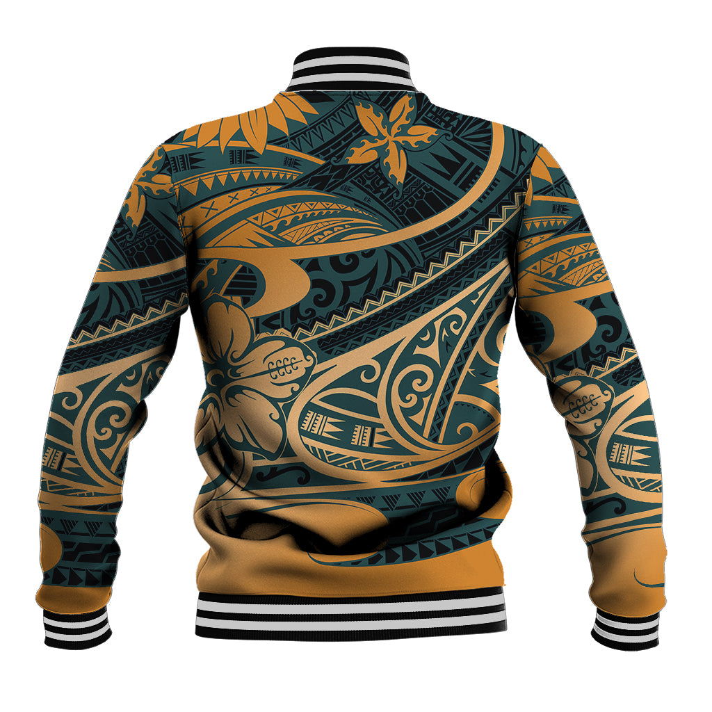 Polynesian Tribal Baseball Jacket LT6 - Polynesian Pride