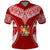 Custom Tonga Independence Day Polo Shirt Kupesi Pattern Mix Style LT7 Red - Polynesian Pride