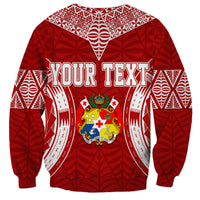 Personalised Tonga Independence Day Sweatshirt Kupesi Pattern Mix Style LT7 - Polynesian Pride